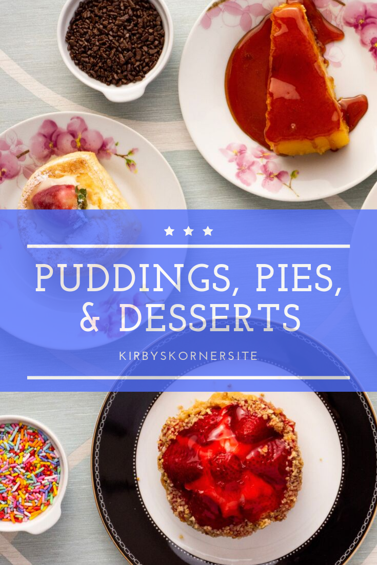 There's nothing that can turn a good meal into a great meal like a delicious dessert. Here are a few of our favorites: