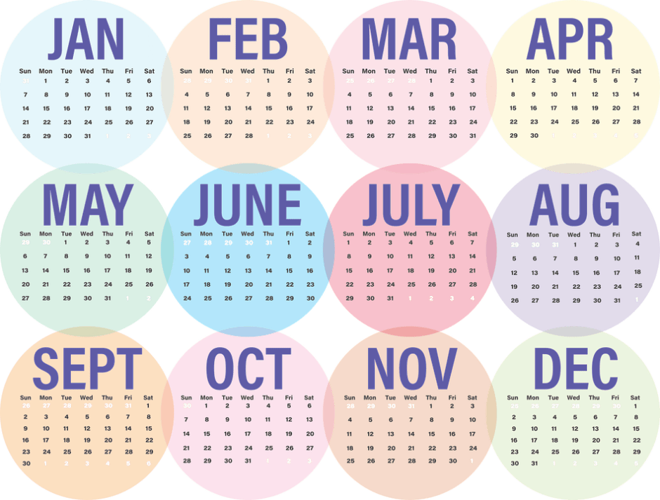 January 2018 Holidays