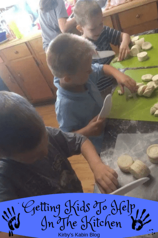 Mommas, I know how things can get when you let the kids help out in the kitchen. They get underfoot and you have to repeat things over and over again and again. In fact, many times things seem to go faster when you don't let them help but trust me, you want them to help just as much as they want to help. In the long run, it will be beneficial to everyone if you can get them in the kitchen as soon as possible!