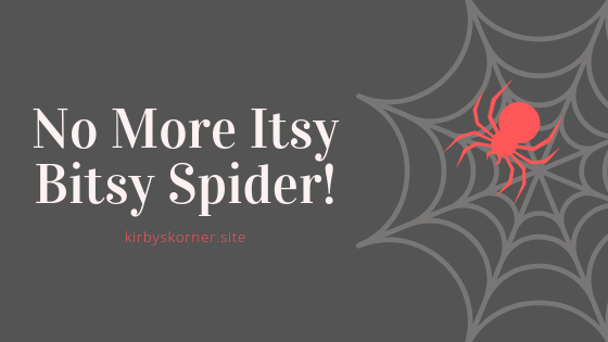 Do you hate spiders? Ok, well the itsy bitsy spider nursery rhyme is kinda cute but I don't want any spiders anywhere inside of my house and neither do the kids. This video made me think of how my kids act when they see a spider: